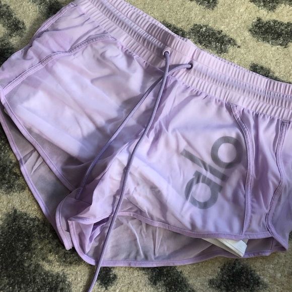 ALO Yoga Pants - Beautiful purple Alo yoga shorts